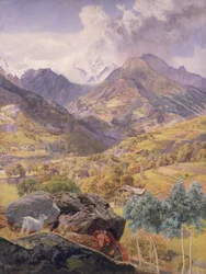O Vale de Aosta, 1858